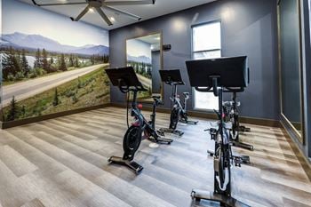 Fitness Center at Icon Apartment Homes at Ferguson Farm in Bozeman, MT 59718